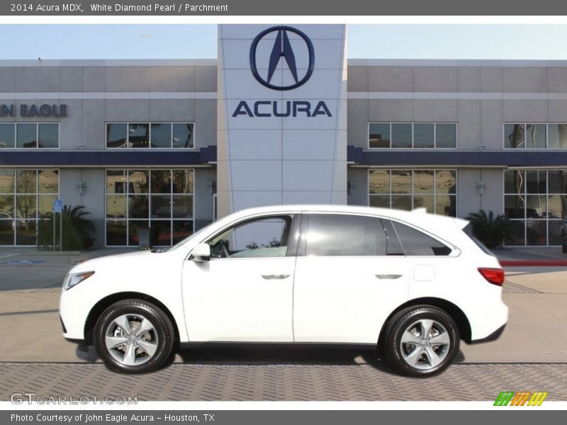 White Diamond Pearl / Parchment 2014 Acura MDX