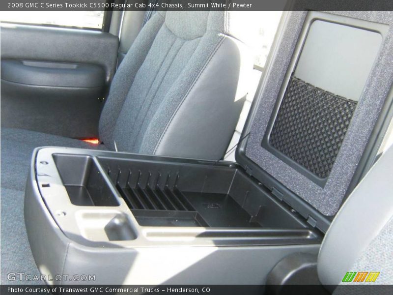 Summit White / Pewter 2008 GMC C Series Topkick C5500 Regular Cab 4x4 Chassis