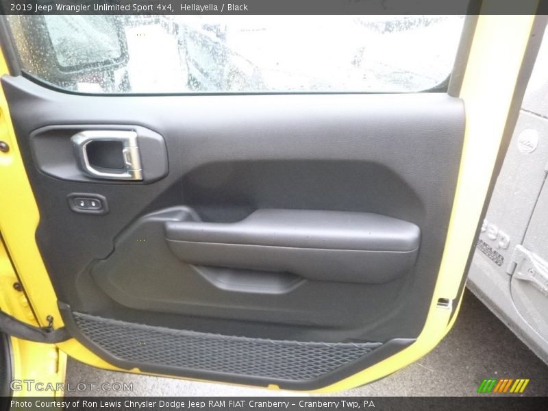 Hellayella / Black 2019 Jeep Wrangler Unlimited Sport 4x4