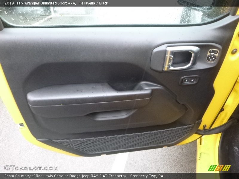 Hellayella / Black 2019 Jeep Wrangler Unlimited Sport 4x4