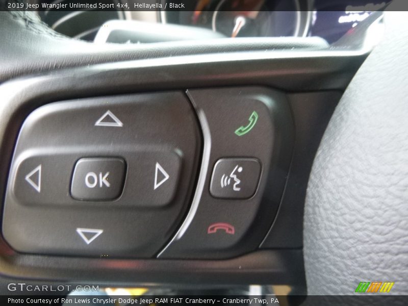 Hellayella / Black 2019 Jeep Wrangler Unlimited Sport 4x4