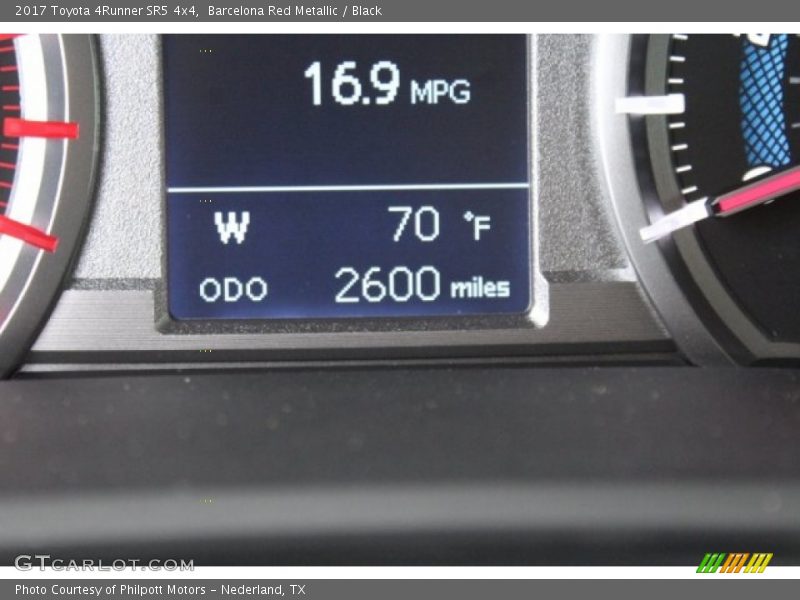 Barcelona Red Metallic / Black 2017 Toyota 4Runner SR5 4x4