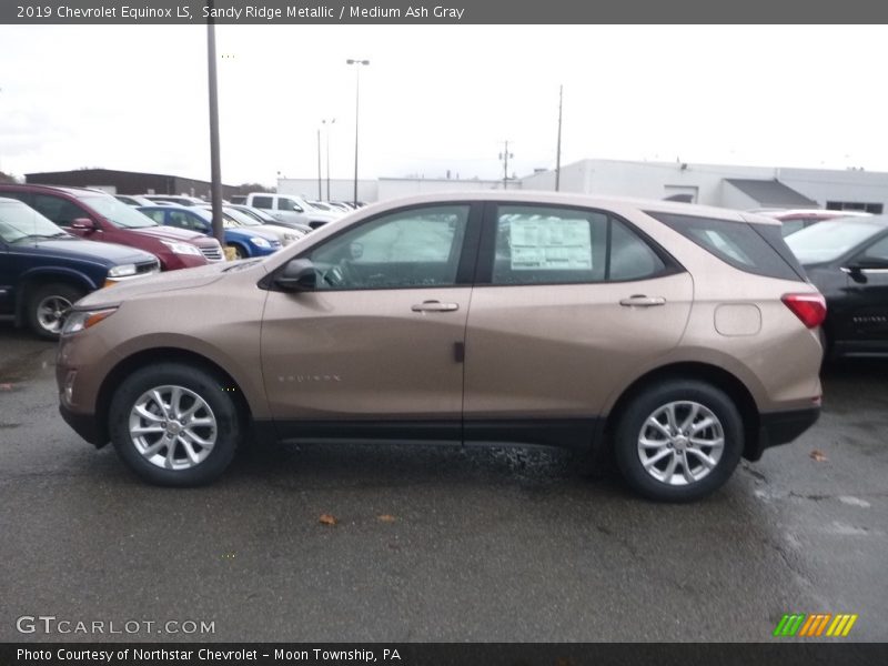 Sandy Ridge Metallic / Medium Ash Gray 2019 Chevrolet Equinox LS