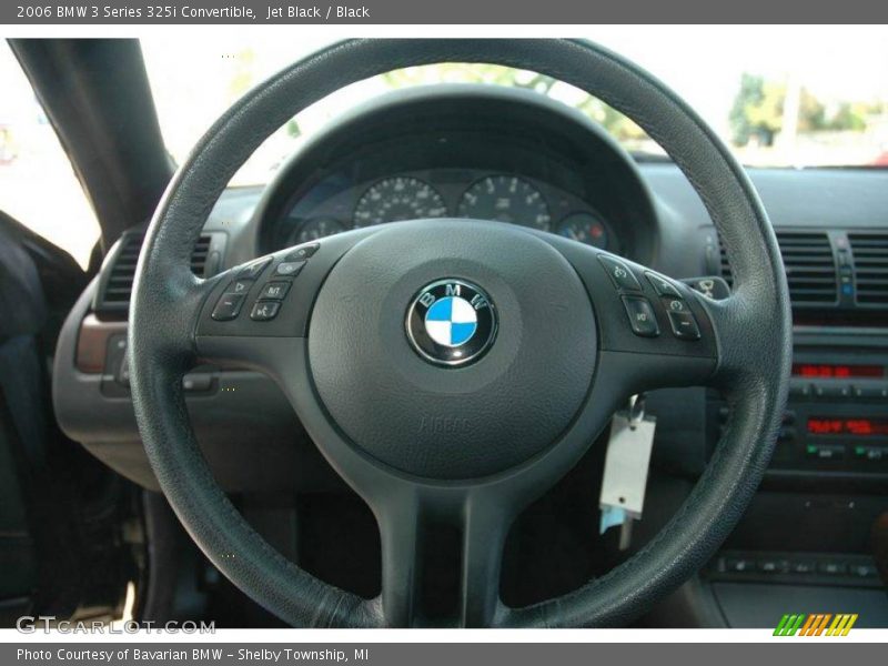 Jet Black / Black 2006 BMW 3 Series 325i Convertible