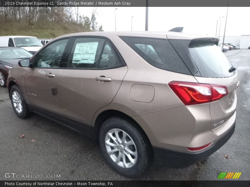 Sandy Ridge Metallic / Medium Ash Gray 2019 Chevrolet Equinox LS