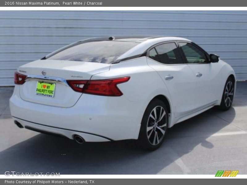 Pearl White / Charcoal 2016 Nissan Maxima Platinum