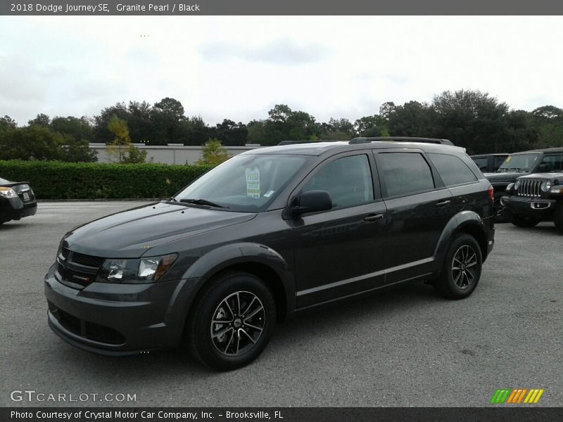 Granite Pearl / Black 2018 Dodge Journey SE
