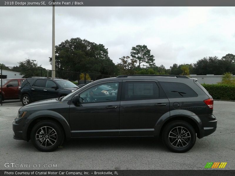 Granite Pearl / Black 2018 Dodge Journey SE