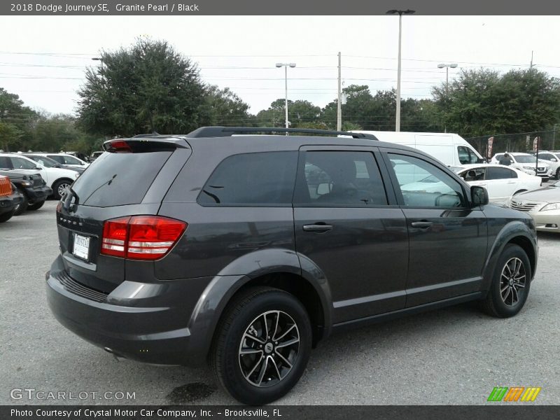 Granite Pearl / Black 2018 Dodge Journey SE