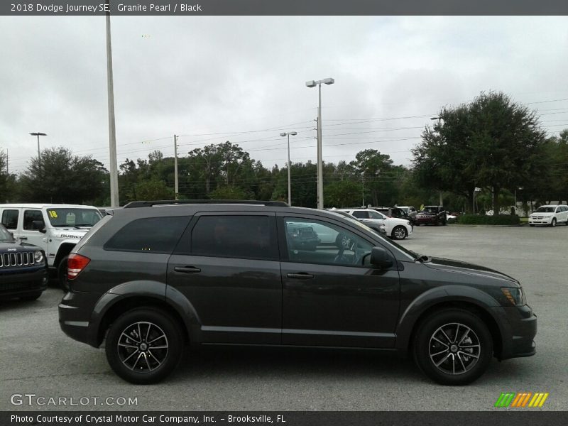 Granite Pearl / Black 2018 Dodge Journey SE