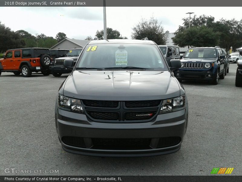 Granite Pearl / Black 2018 Dodge Journey SE