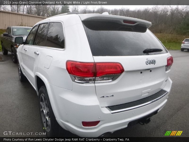 Bright White / Light Frost/Brown 2019 Jeep Grand Cherokee Overland 4x4