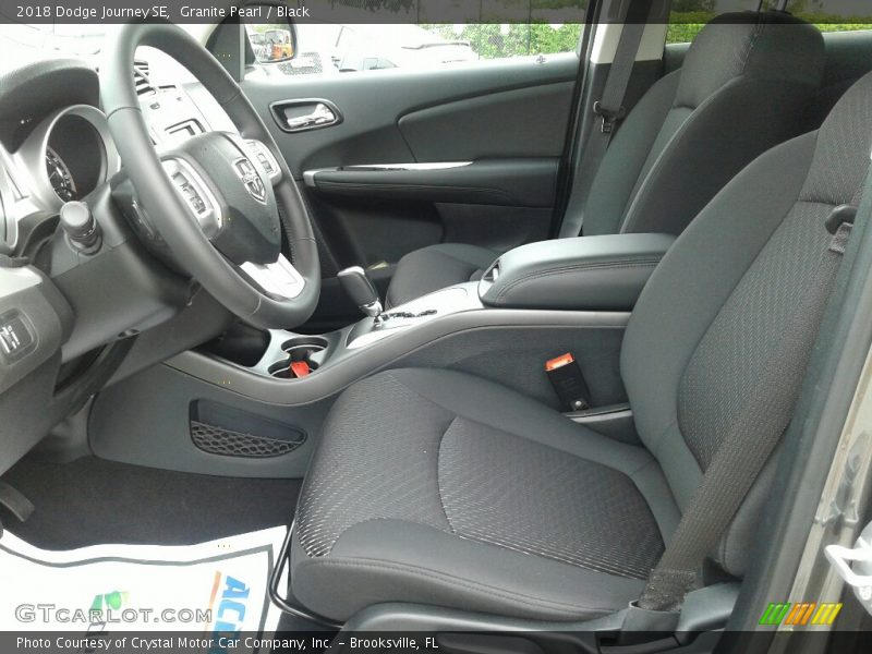 Granite Pearl / Black 2018 Dodge Journey SE