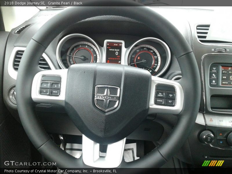 Granite Pearl / Black 2018 Dodge Journey SE
