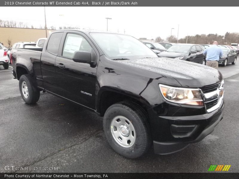 Black / Jet Black/Dark Ash 2019 Chevrolet Colorado WT Extended Cab 4x4