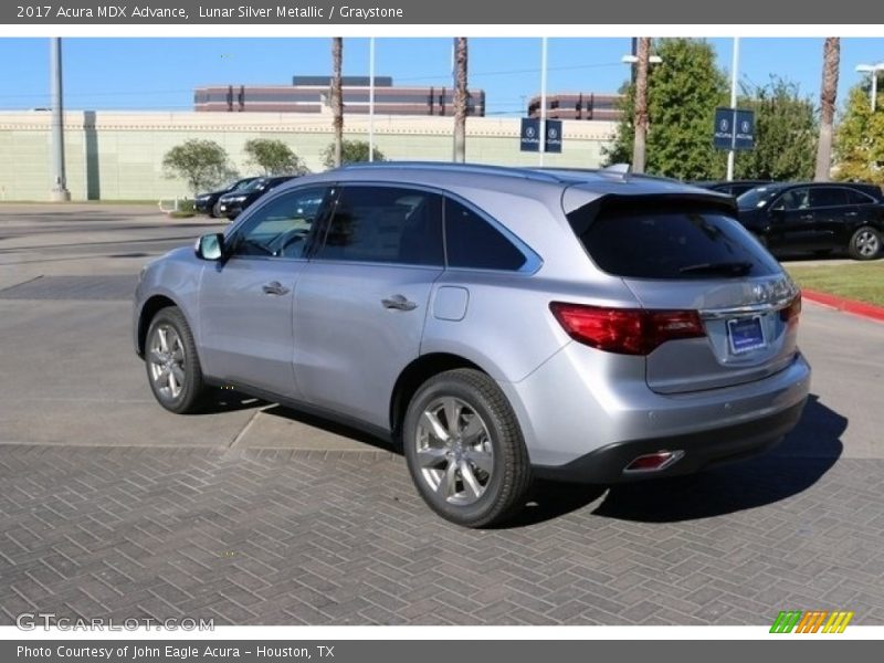 Lunar Silver Metallic / Graystone 2017 Acura MDX Advance