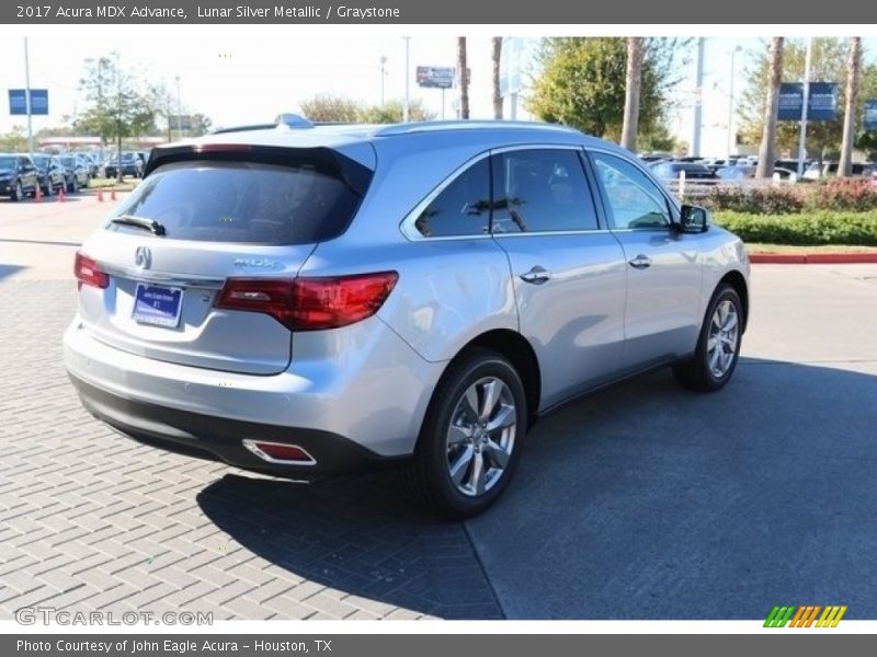 Lunar Silver Metallic / Graystone 2017 Acura MDX Advance