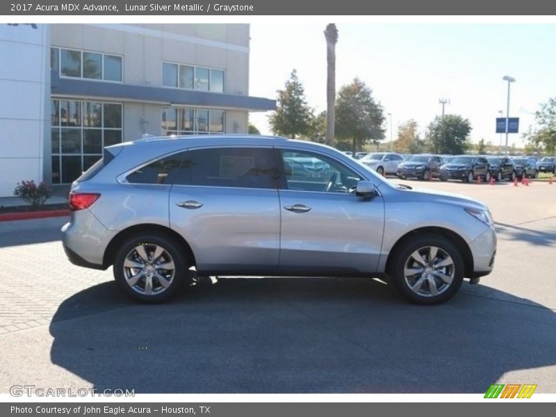 Lunar Silver Metallic / Graystone 2017 Acura MDX Advance