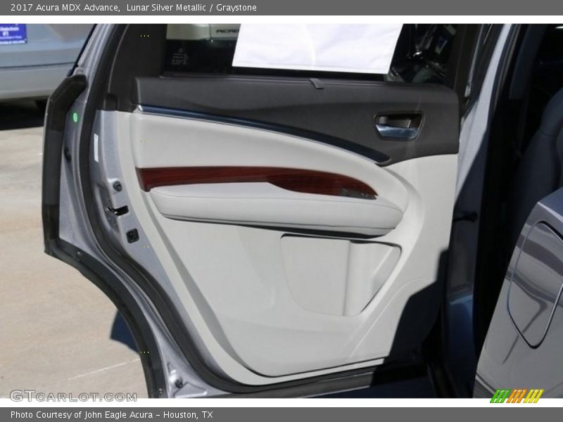 Lunar Silver Metallic / Graystone 2017 Acura MDX Advance