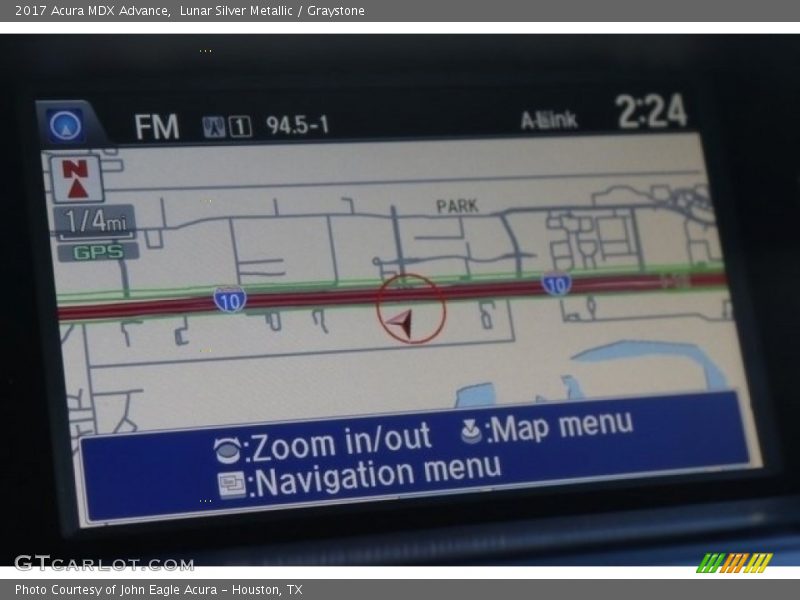 Lunar Silver Metallic / Graystone 2017 Acura MDX Advance