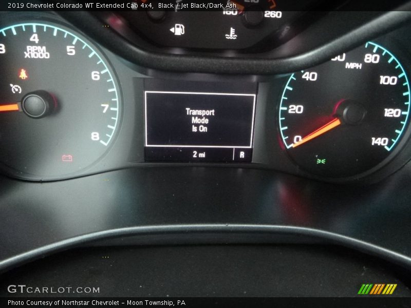 Black / Jet Black/Dark Ash 2019 Chevrolet Colorado WT Extended Cab 4x4