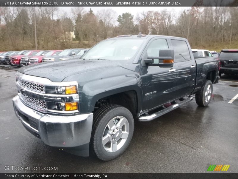 Graphite Metallic / Dark Ash/Jet Black 2019 Chevrolet Silverado 2500HD Work Truck Crew Cab 4WD