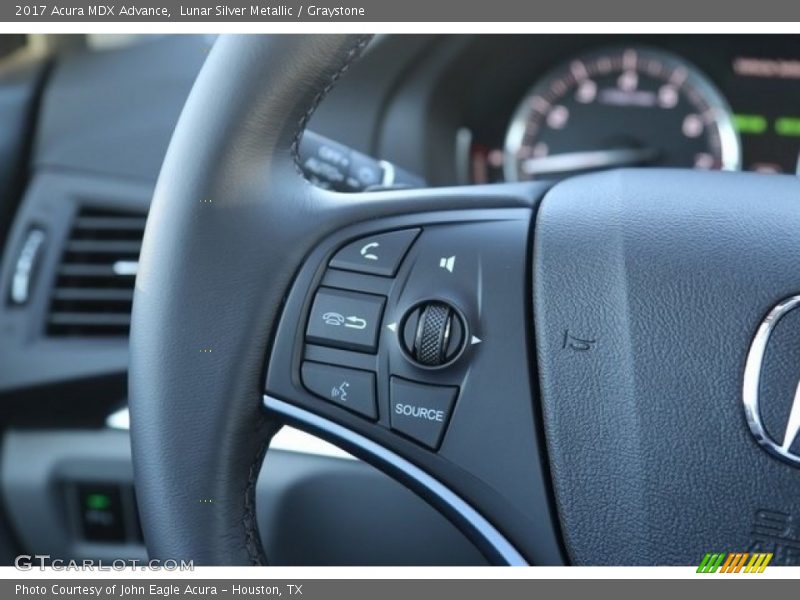 Lunar Silver Metallic / Graystone 2017 Acura MDX Advance