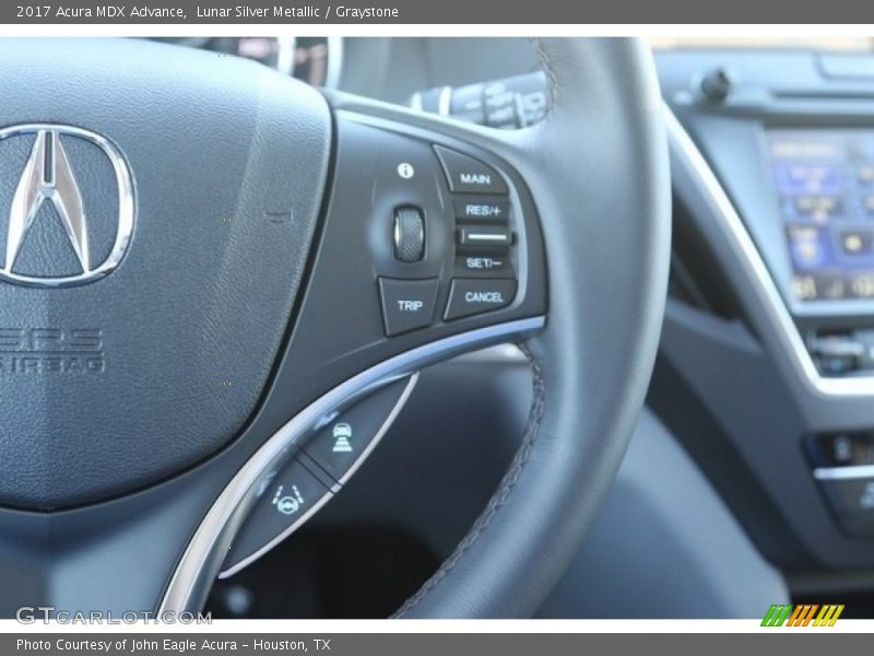 Lunar Silver Metallic / Graystone 2017 Acura MDX Advance