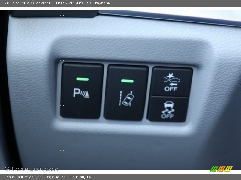 Lunar Silver Metallic / Graystone 2017 Acura MDX Advance
