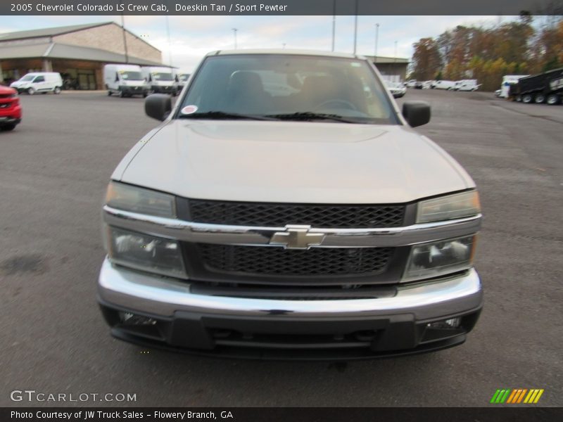 Doeskin Tan / Sport Pewter 2005 Chevrolet Colorado LS Crew Cab