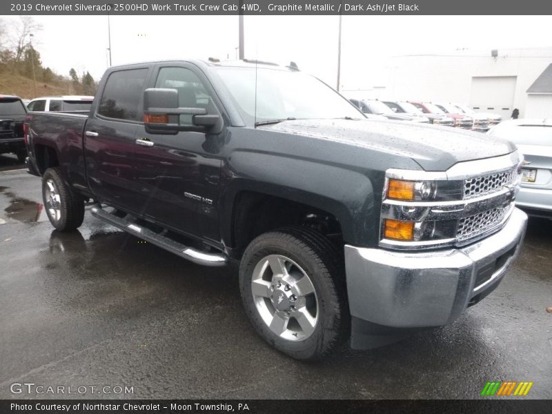 Graphite Metallic / Dark Ash/Jet Black 2019 Chevrolet Silverado 2500HD Work Truck Crew Cab 4WD