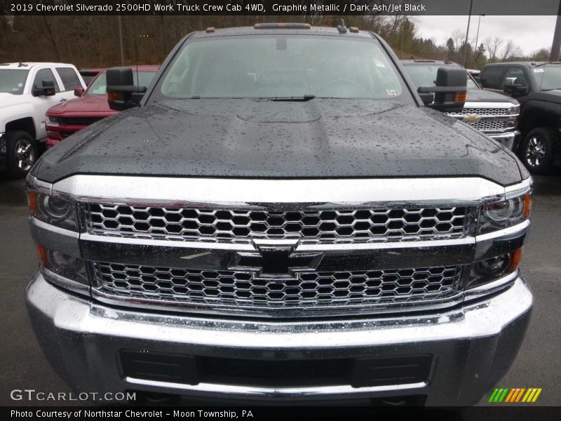 Graphite Metallic / Dark Ash/Jet Black 2019 Chevrolet Silverado 2500HD Work Truck Crew Cab 4WD