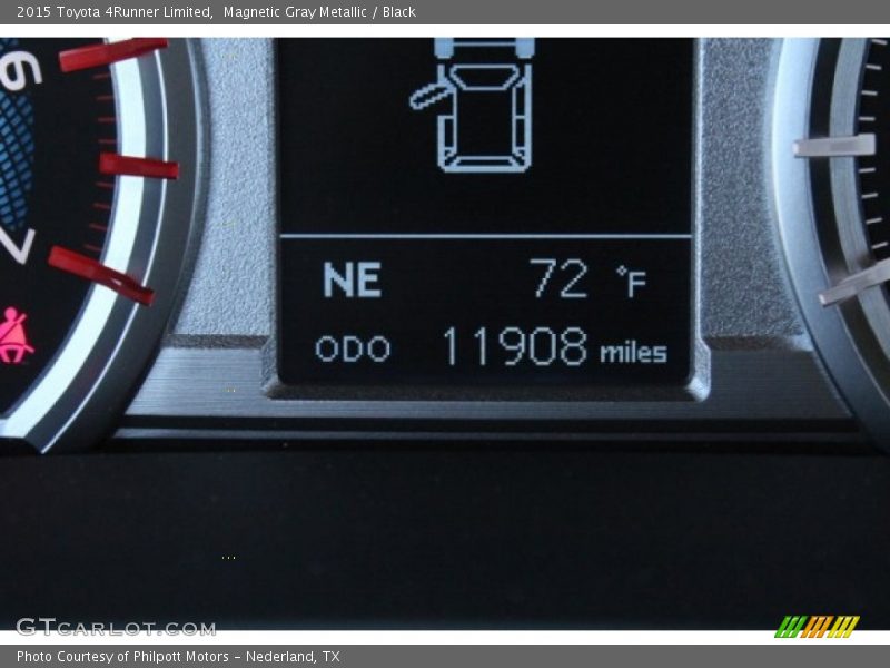 Magnetic Gray Metallic / Black 2015 Toyota 4Runner Limited
