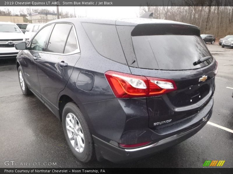 Storm Blue Metallic / Jet Black 2019 Chevrolet Equinox LT AWD