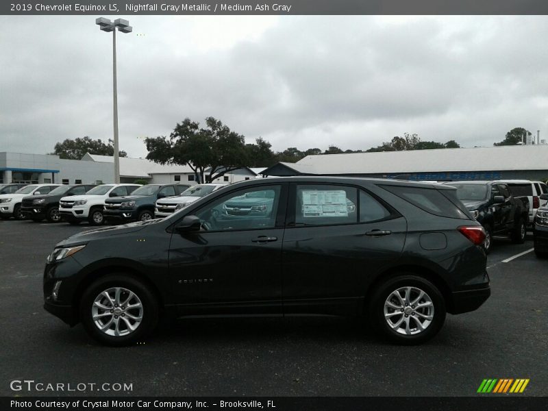 Nightfall Gray Metallic / Medium Ash Gray 2019 Chevrolet Equinox LS