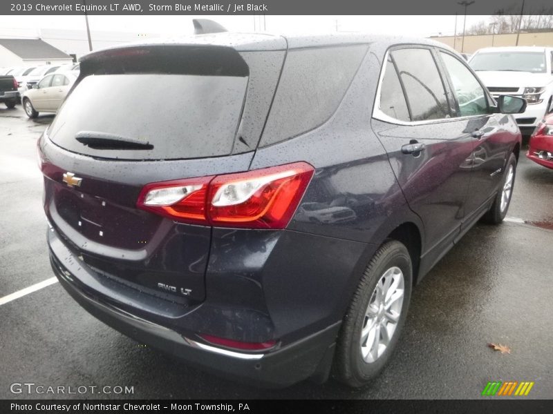 Storm Blue Metallic / Jet Black 2019 Chevrolet Equinox LT AWD