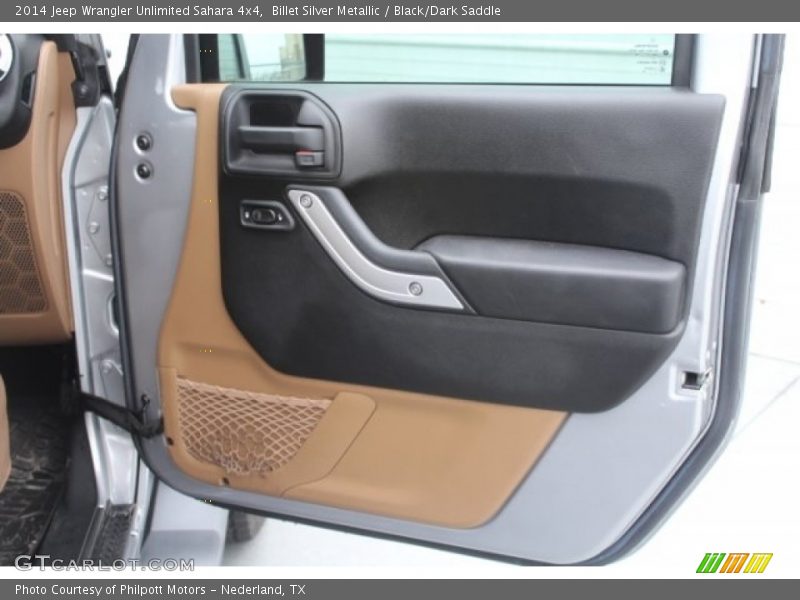 Billet Silver Metallic / Black/Dark Saddle 2014 Jeep Wrangler Unlimited Sahara 4x4