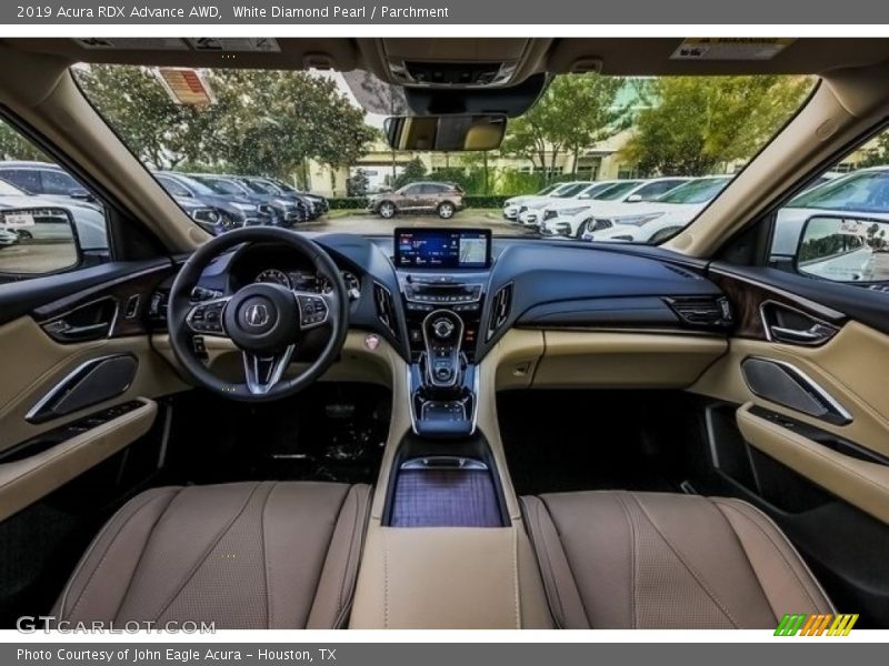 White Diamond Pearl / Parchment 2019 Acura RDX Advance AWD