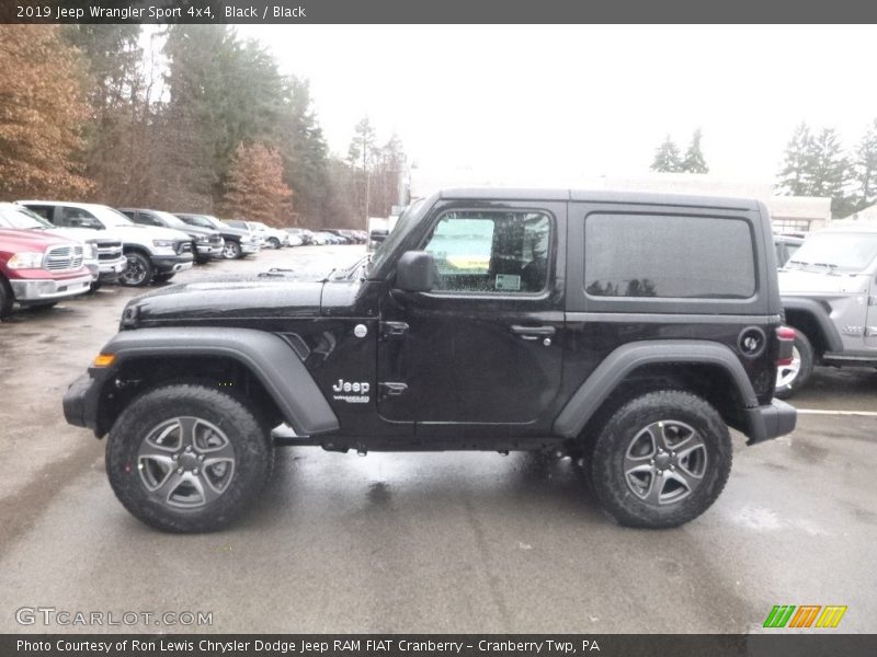 Black / Black 2019 Jeep Wrangler Sport 4x4