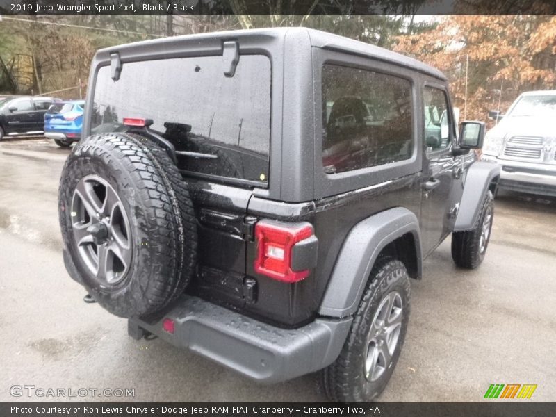 Black / Black 2019 Jeep Wrangler Sport 4x4