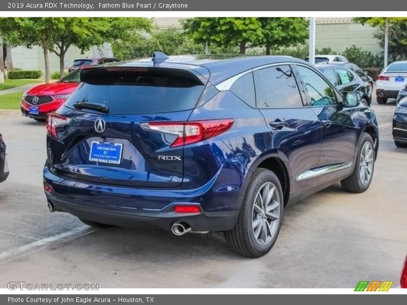 Fathom Blue Pearl / Graystone 2019 Acura RDX Technology