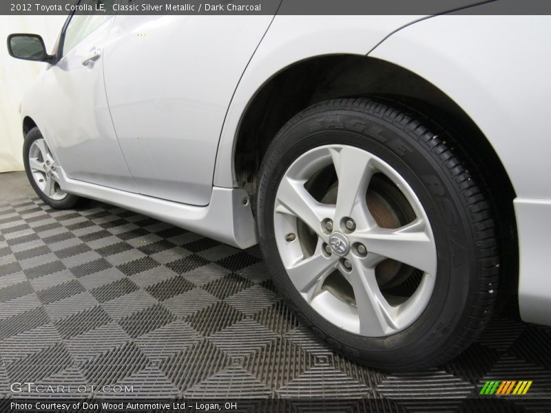 Classic Silver Metallic / Dark Charcoal 2012 Toyota Corolla LE
