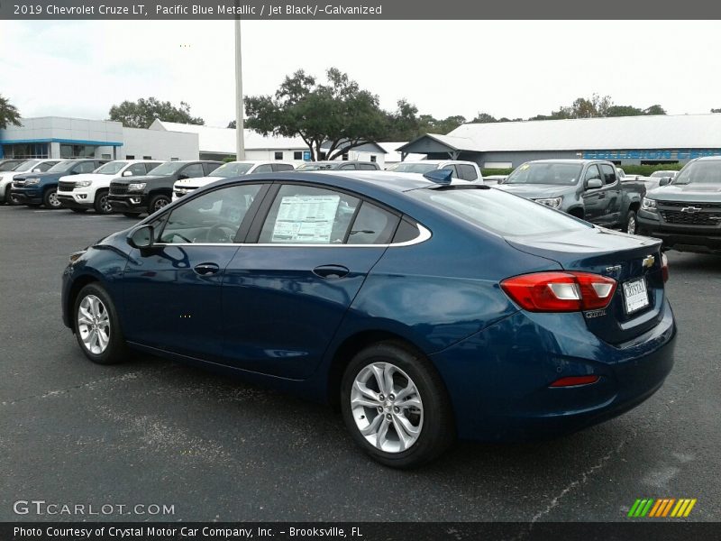 Pacific Blue Metallic / Jet Black/­Galvanized 2019 Chevrolet Cruze LT