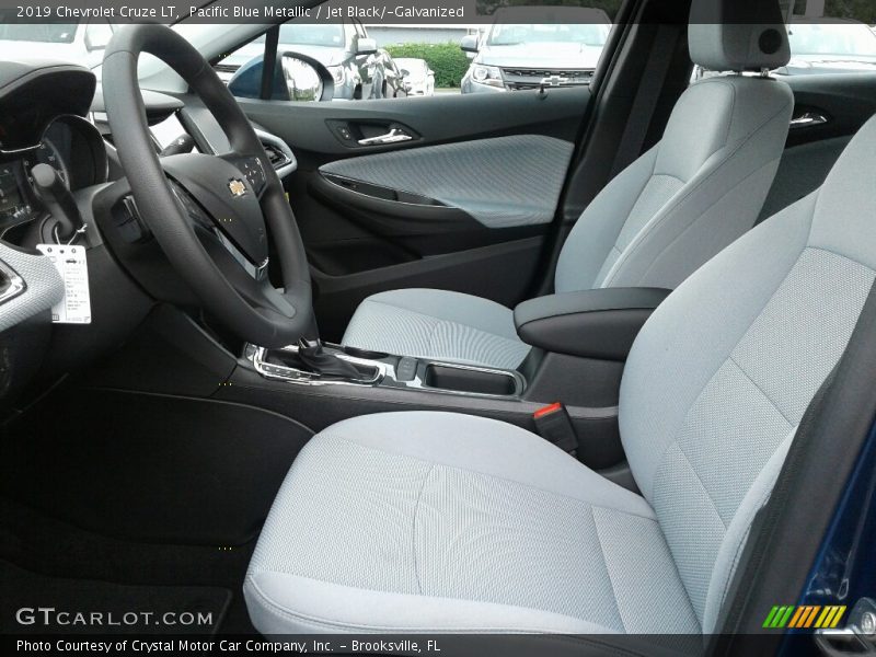 Pacific Blue Metallic / Jet Black/­Galvanized 2019 Chevrolet Cruze LT