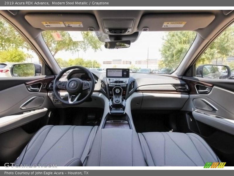 Modern Steel Metallic / Graystone 2019 Acura RDX Advance