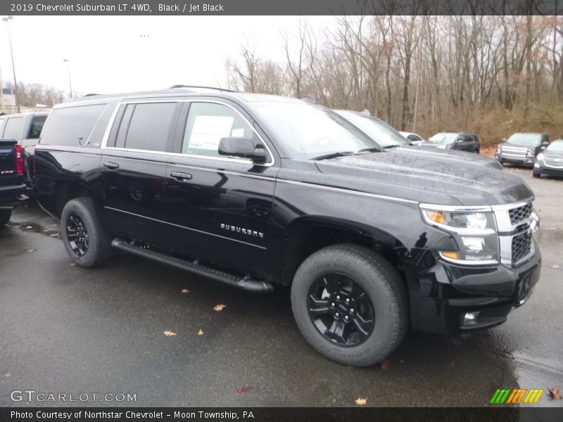 Black / Jet Black 2019 Chevrolet Suburban LT 4WD