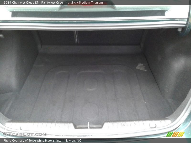 Rainforest Green Metallic / Medium Titanium 2014 Chevrolet Cruze LT