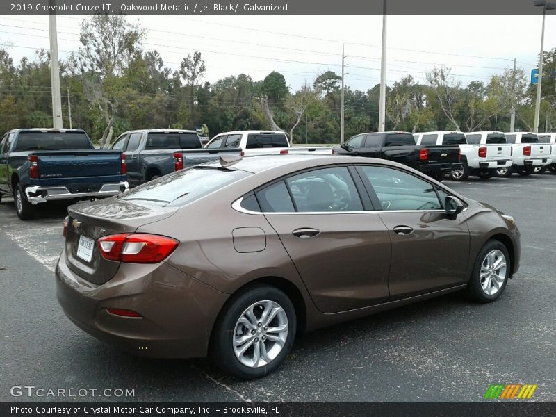 Oakwood Metallic / Jet Black/­Galvanized 2019 Chevrolet Cruze LT