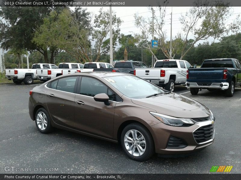 Oakwood Metallic / Jet Black/­Galvanized 2019 Chevrolet Cruze LT