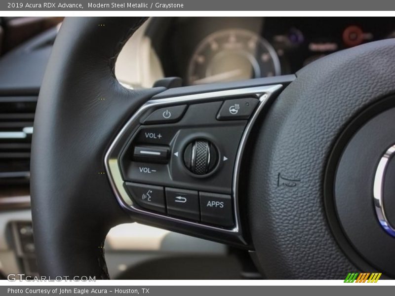 Modern Steel Metallic / Graystone 2019 Acura RDX Advance